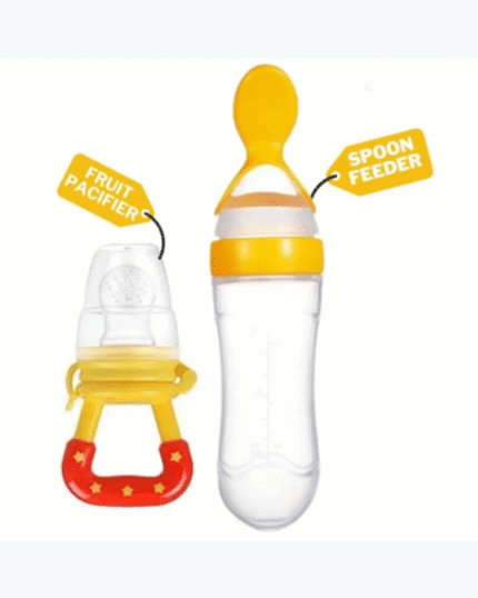 Food Pacifier + Feeder Spoon | Feeding Safe Fruit Feeder – Random Color