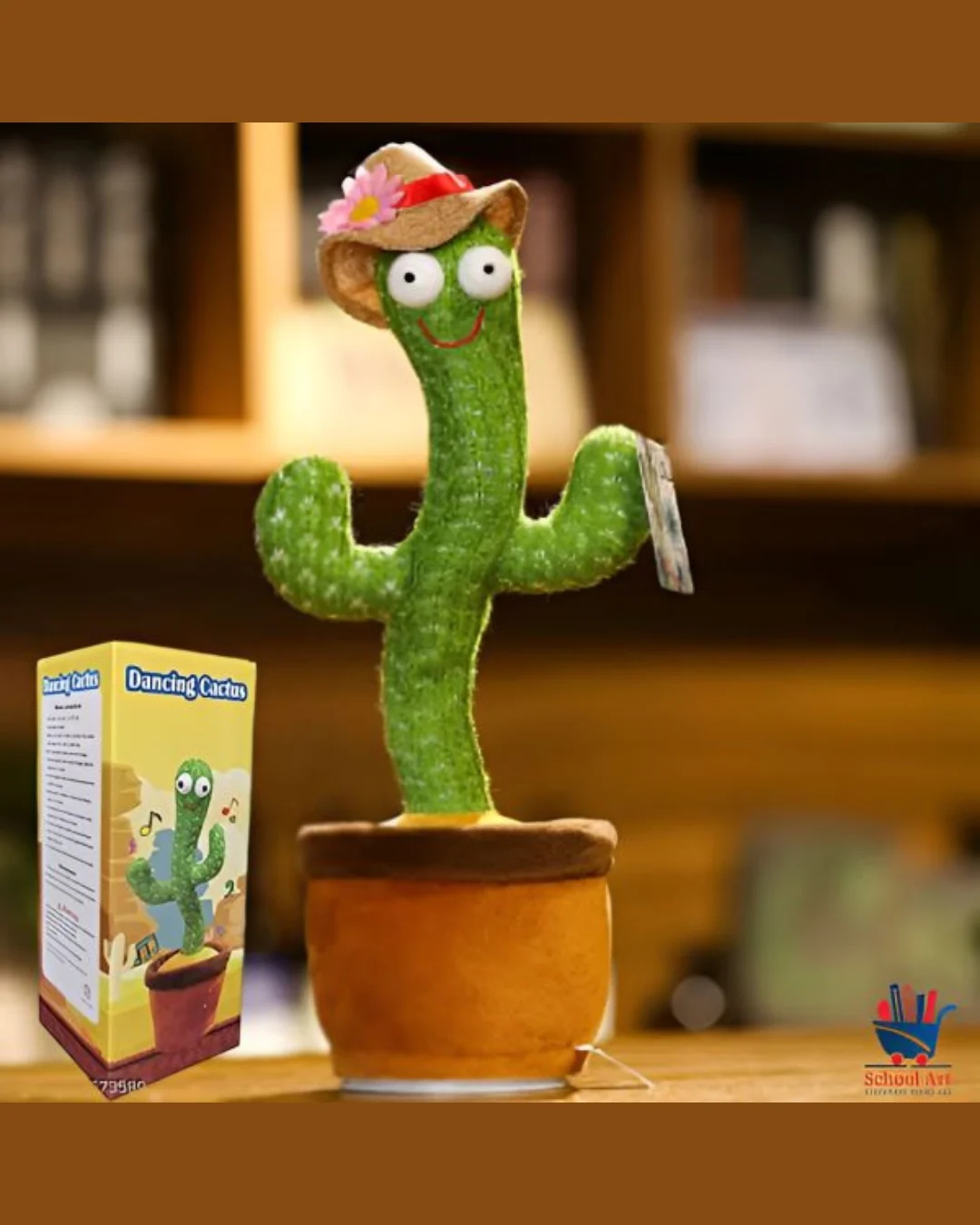 Dancing Cactus Toy | Talking Cactus – Rechargeable Cactus Toys For Kids – With Box