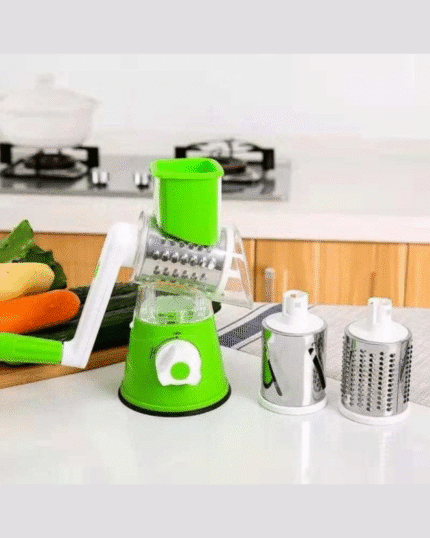 Manual Vegetable Drum Cutter Slicer - Kitchen Gadget (random Color)