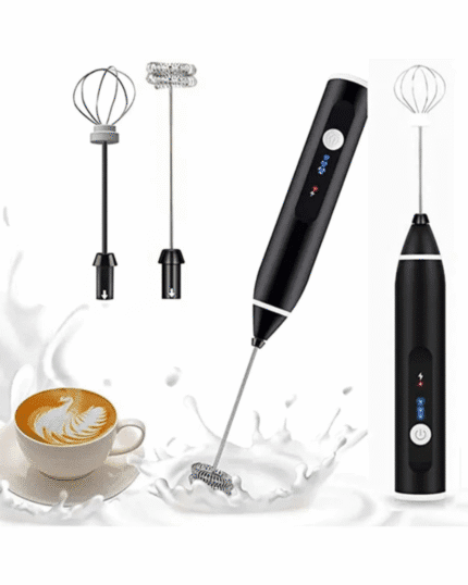 Rechargeable Electric Coffee Mixer Egg Beater Quick Frothing Action