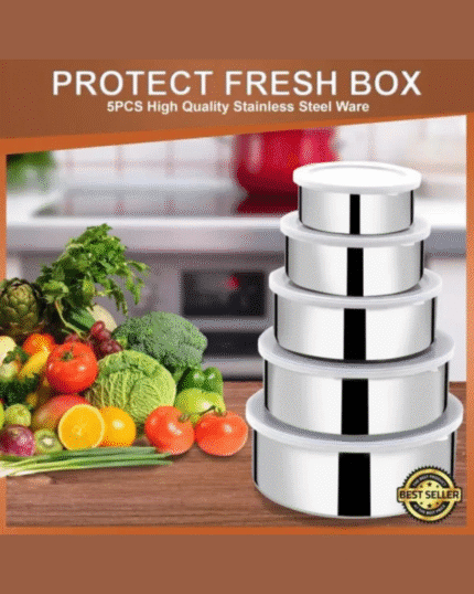 Stainless Steel Bowl Set Of 5
