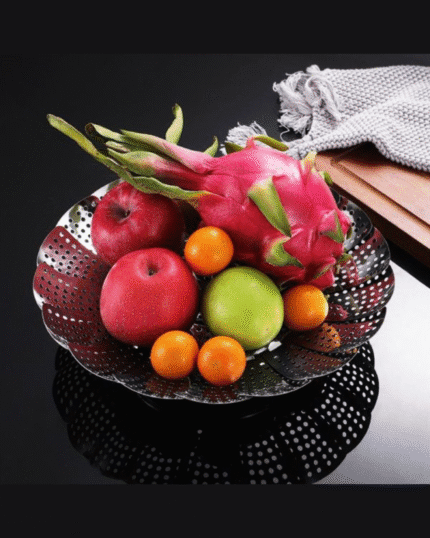 Stainless Steel Folding Vegetable Steamer Basket