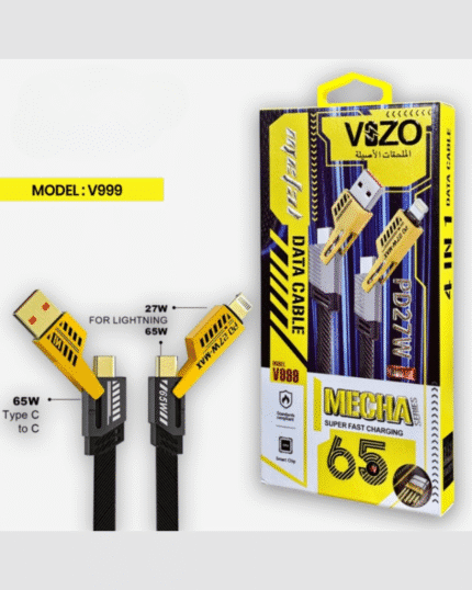 V999 5-in-1 Ultra Fast Multi-mode Cable | Best Quality Cable For Multiple Devices