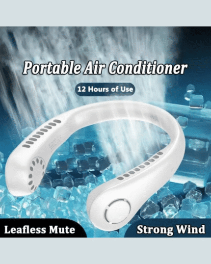 Vaneless Hanging Neck Fan | Portable Rechargeable Fan Bladeless Neck Fan (random Color)