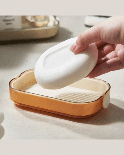 Split Type Soap Dish (random Color)