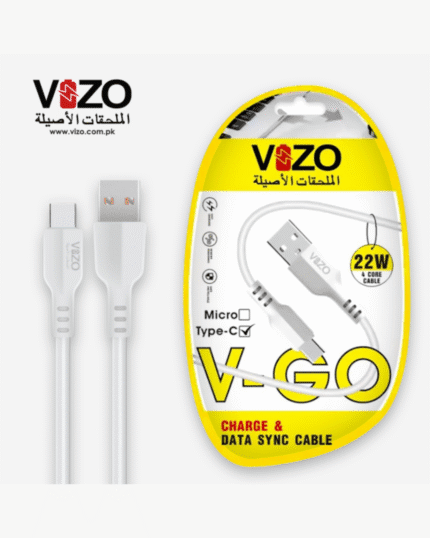 Vizo V-go 22w Fast Charging Type-c Data Cable