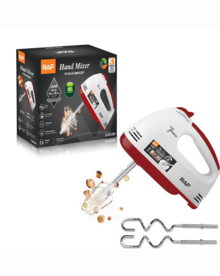 RAF Hand Mixer -7 Speeds Function - 5 in 1 Blender Stick