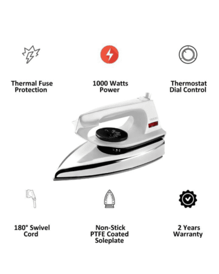 Kenwood dry iron 220V-1000W
